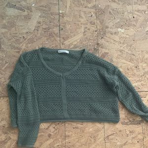 moon & maddison knitted crop top